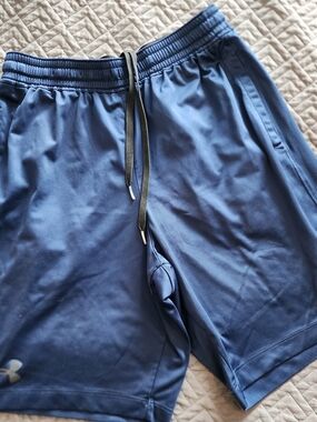 Under Armour Men's Blue Athletic Drawstring Shorts